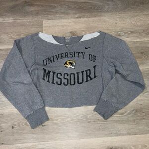 University of Missouri Nike Cropped Sweater